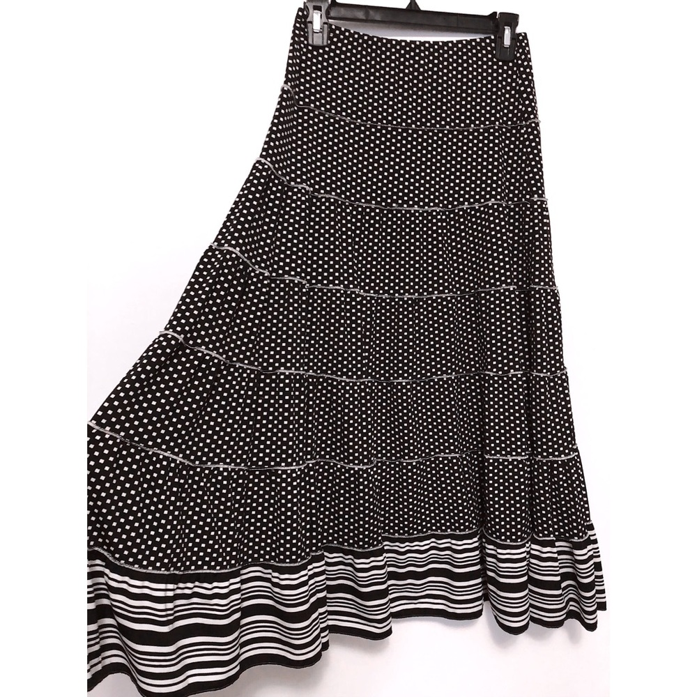Sophie Max black and white maxi